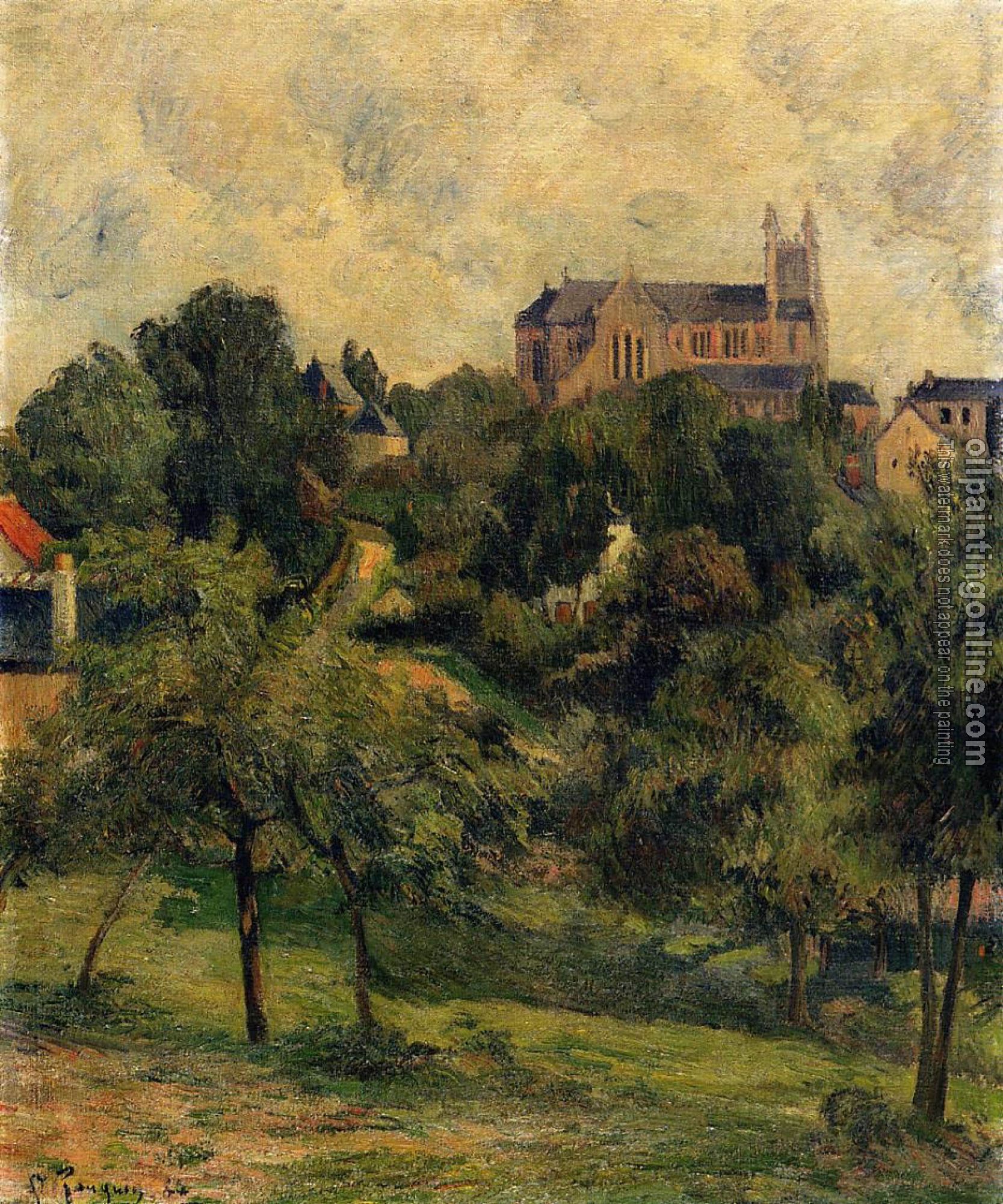 Gauguin, Paul - Notre-Dame-des-Agnes, Rouen